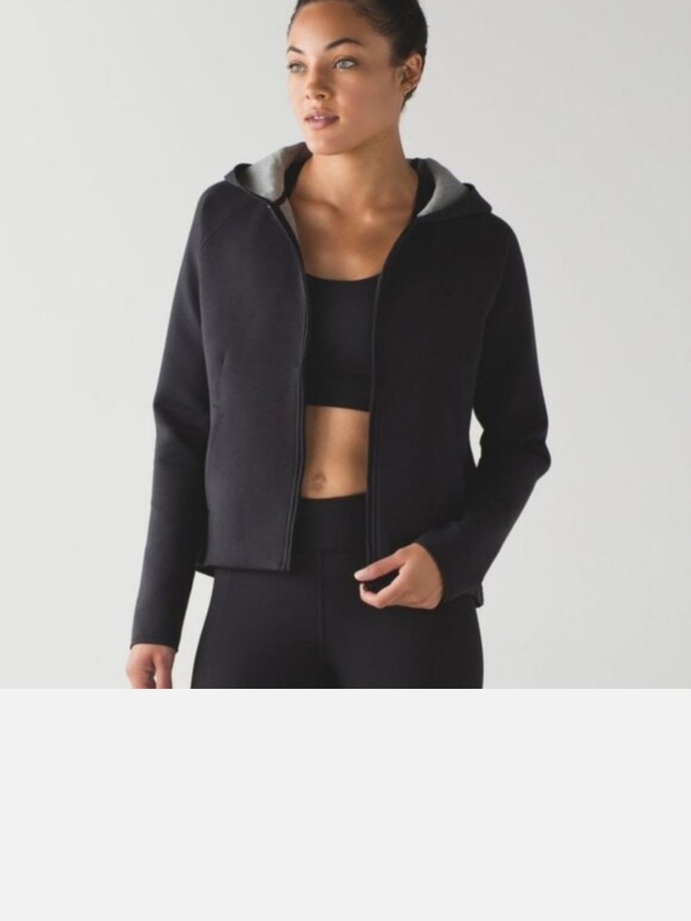lululemon Embrace the Space Jacket Black Full-Zip Hoodie* Never Worn*